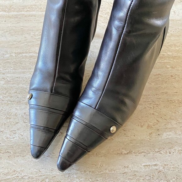 Vintage Chanel Knee High Boots - Picture 6 of 10